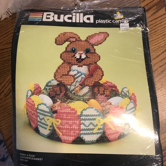Other Vintage Bucilla Plastic Canvas Kit Easter Poshmark